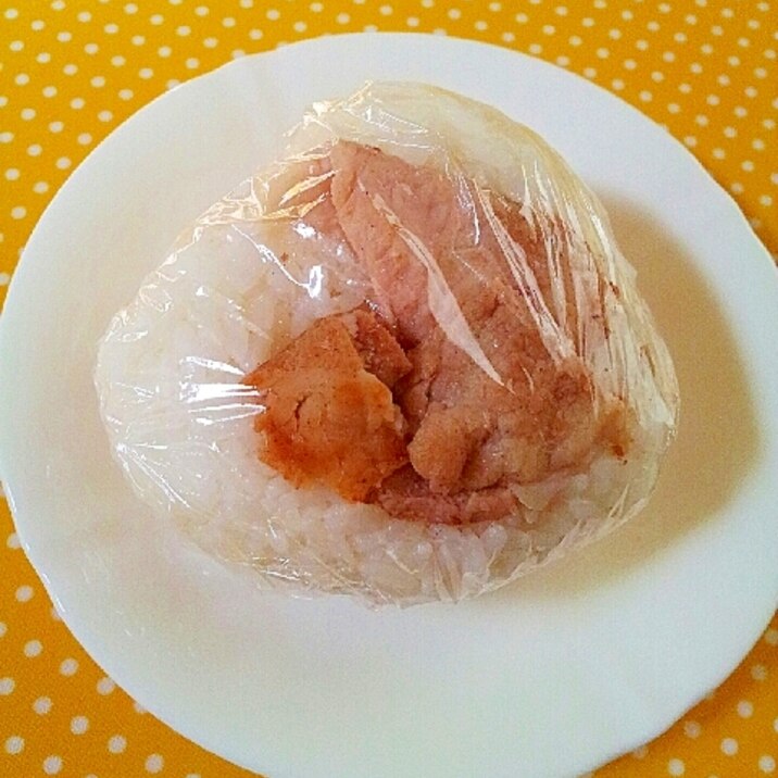 宮崎県豚肉で焼肉✿おにぎり❤